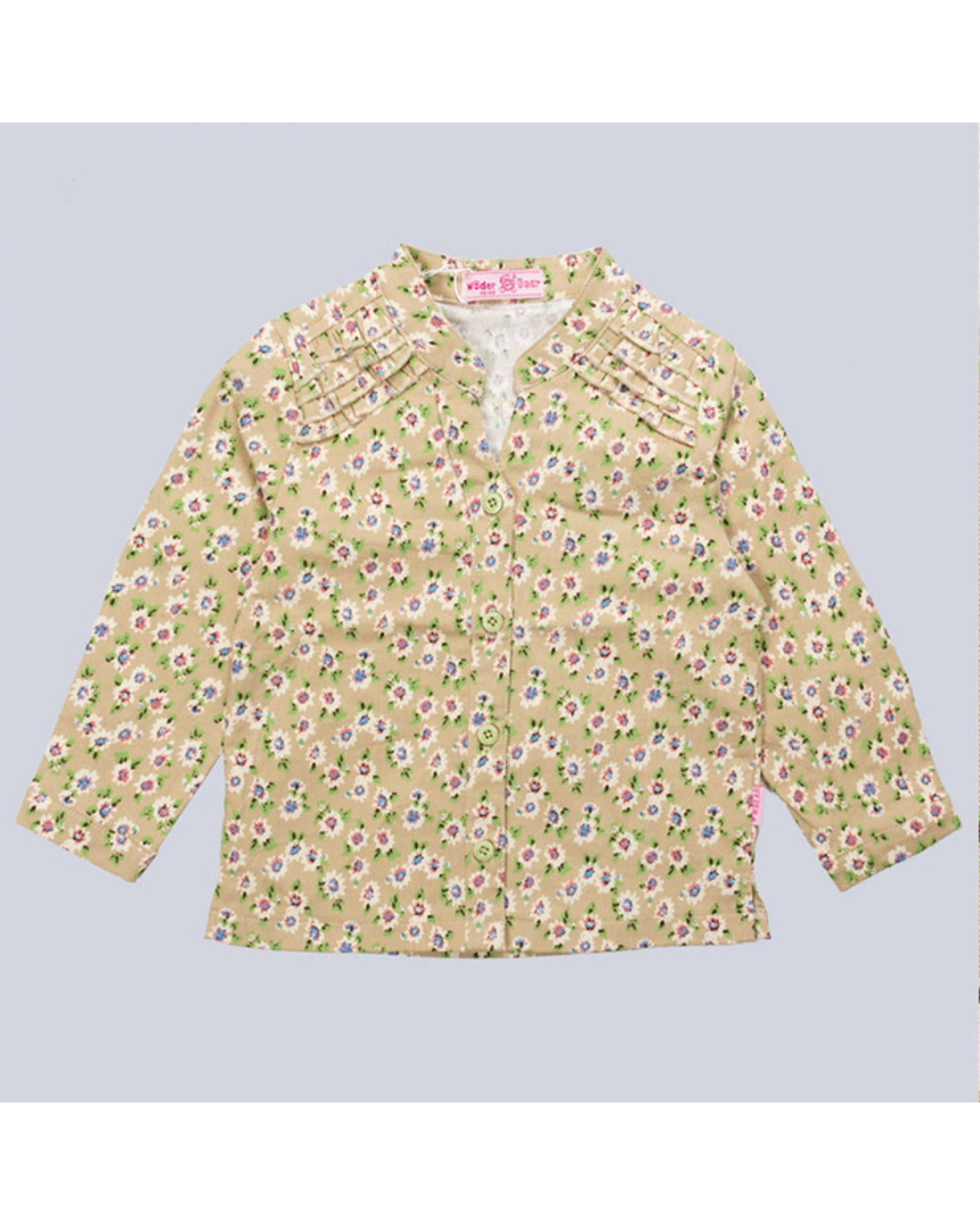 Winder Bear    Brand  Children's Clothes,2014    Lovely Floral Shirt  for  Female Children