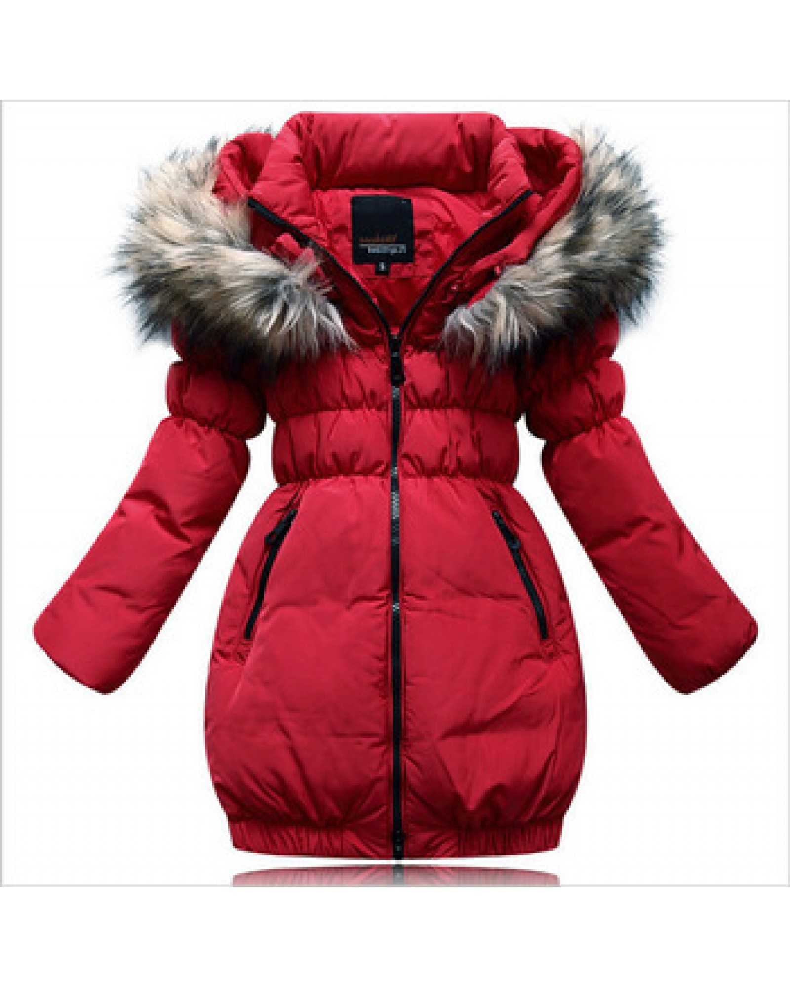 2014 New Arrival Fashion girls winter coat children's down jacket and long sections girls thick winter Slim Down 4 colors