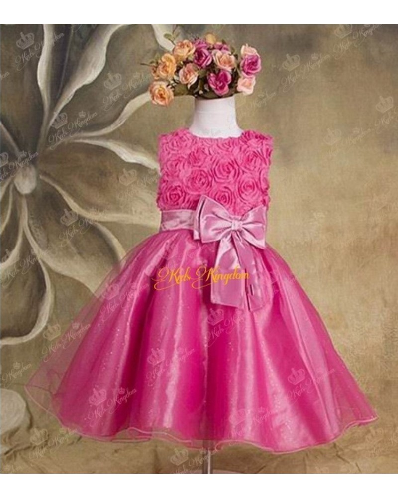 The new princess pearl girls condole belt skirt dress skirt The princess dress of the girls