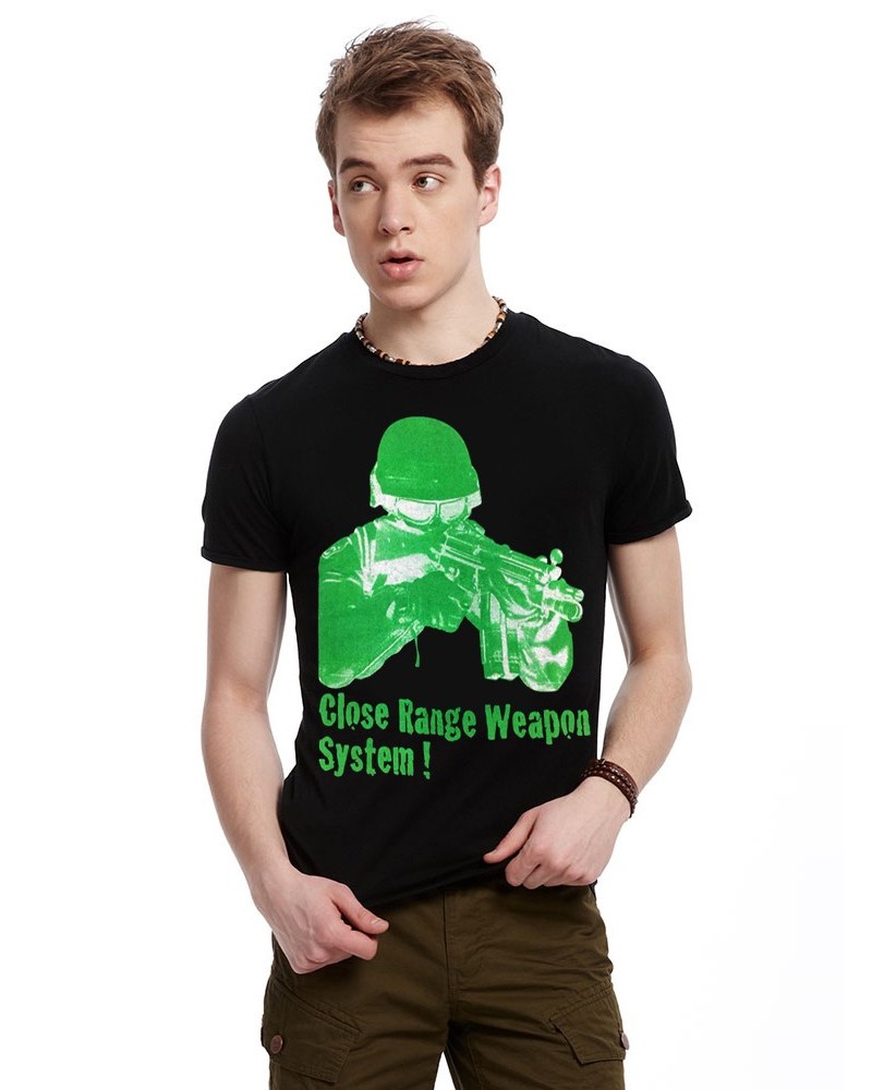 New men's 3D individual short sleeved T-shirt, stylish 3D T-shirt, CS gun figures