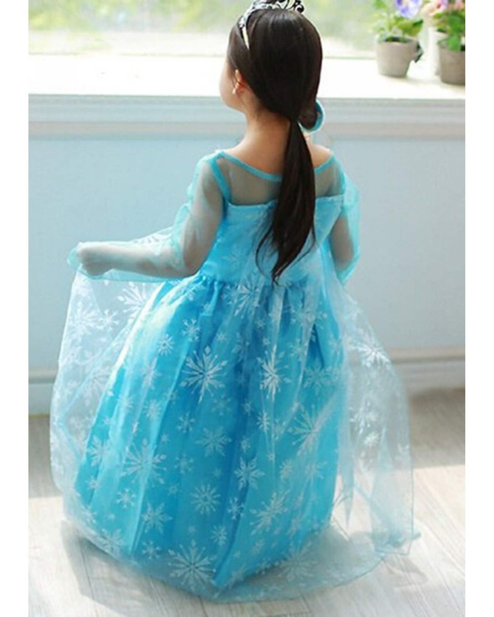 Kids Clothing Baby New Fashion Stage Performance dress Girl long sleeve Princess dress 2-7 Y