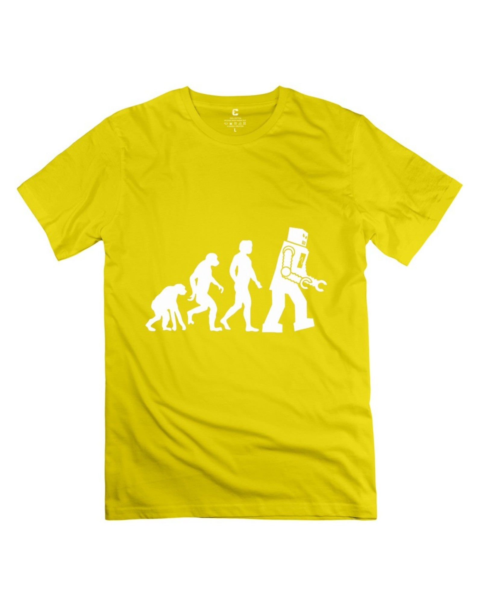 Men's Personalize Sheldon Cooper Human Evolution Futurama Robot Evolution Geek T-shirt