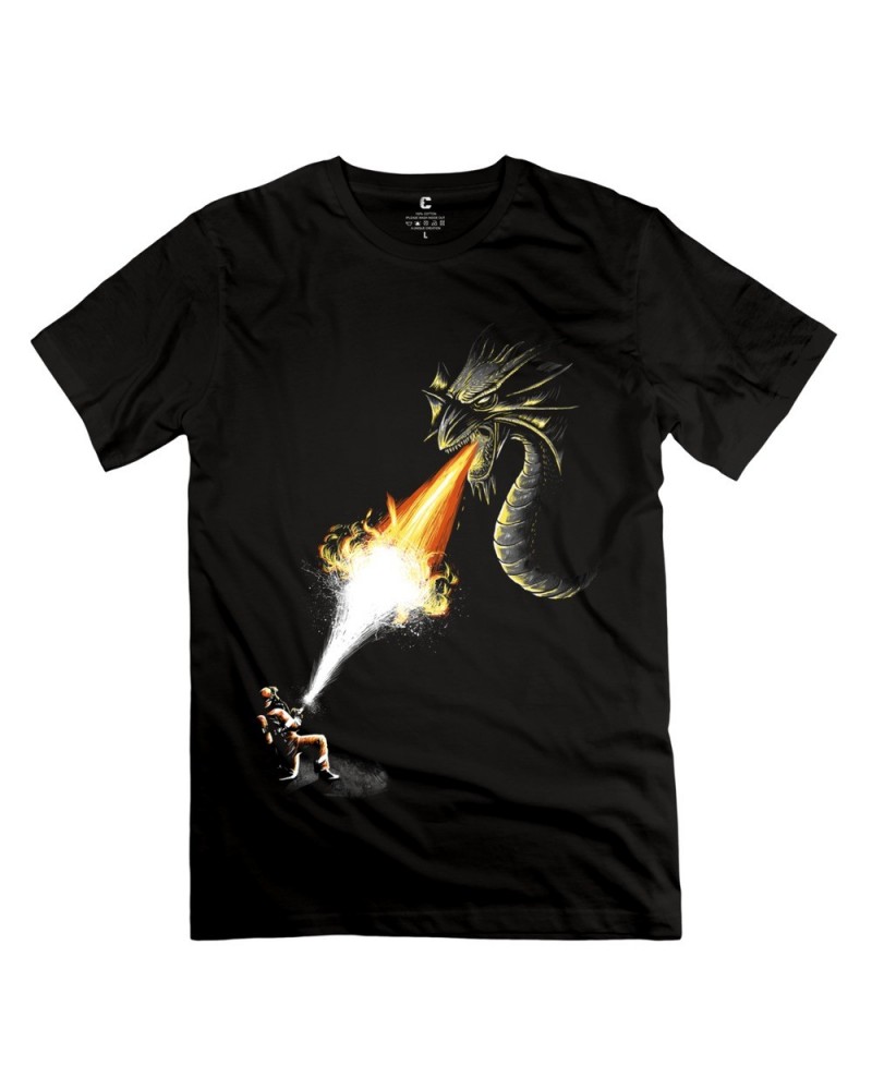 Men's Personalize Firefight Dragon T-shirt