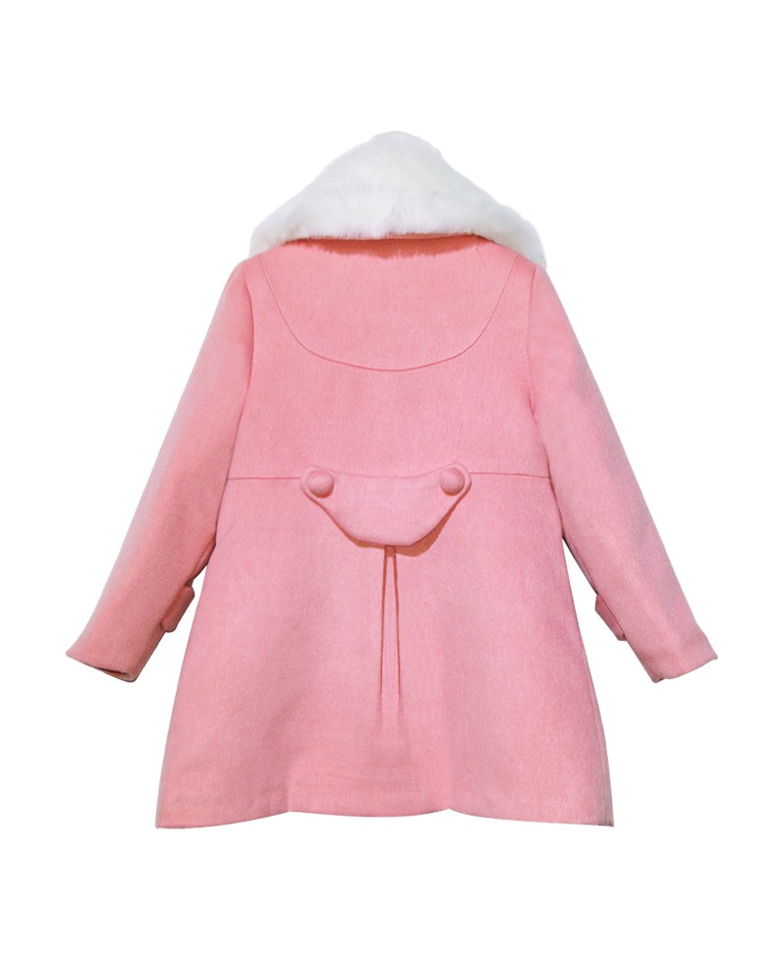 Kids girls woolen coat 2015 autumn and winter fashion woolen coat big virgin thick warm coat