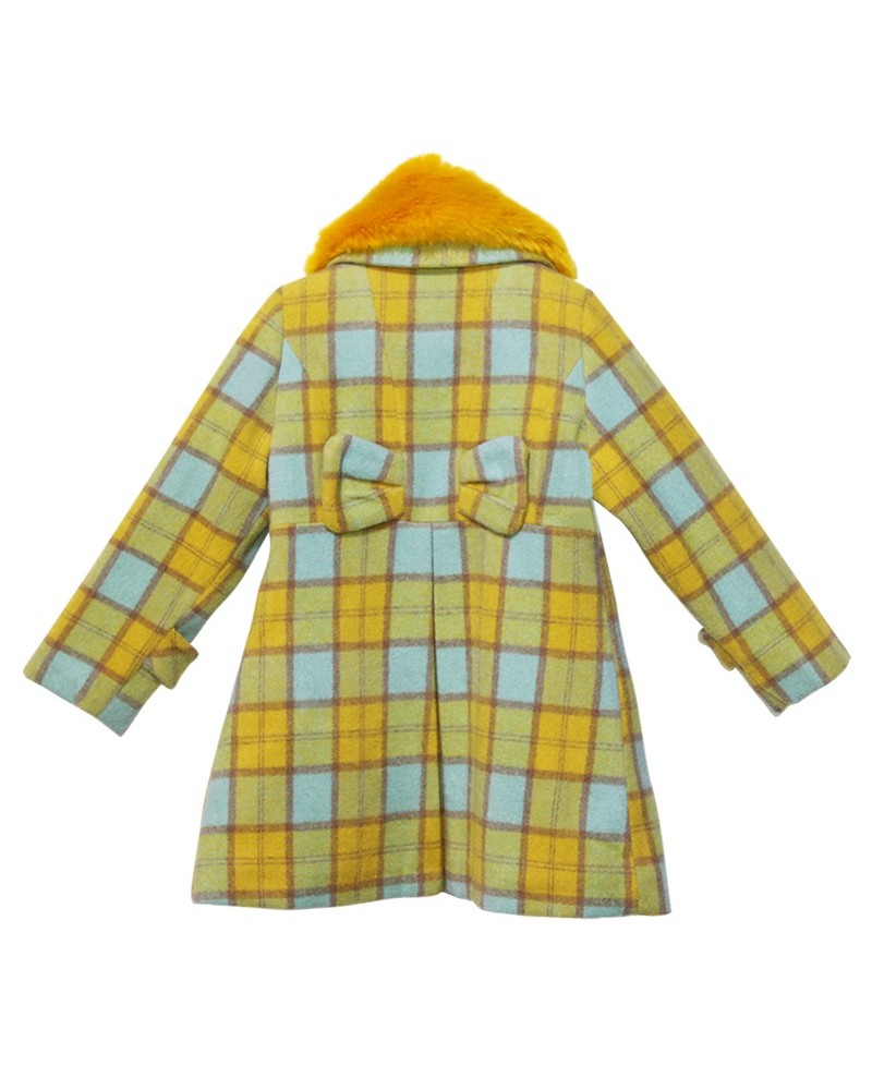 Girls woolen coat 2015 autumn and winter fashion woolen coat big virgin thick warm coat