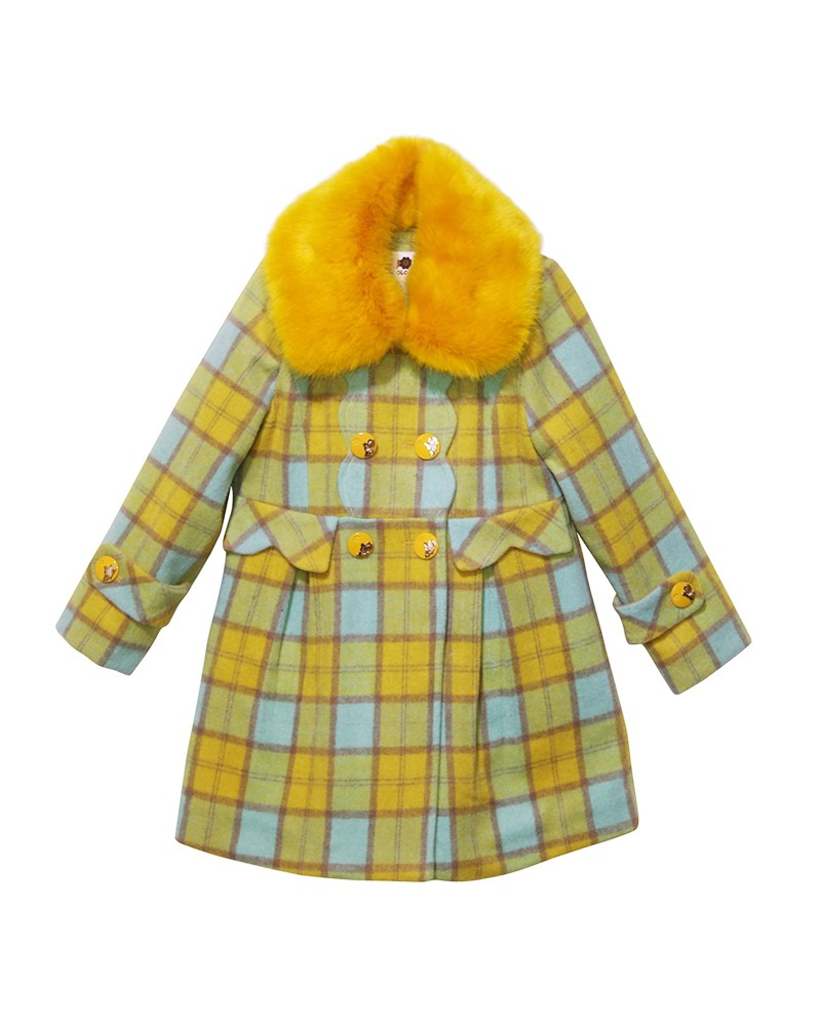 Girls woolen coat 2015 autumn and winter fashion woolen coat big virgin thick warm coat