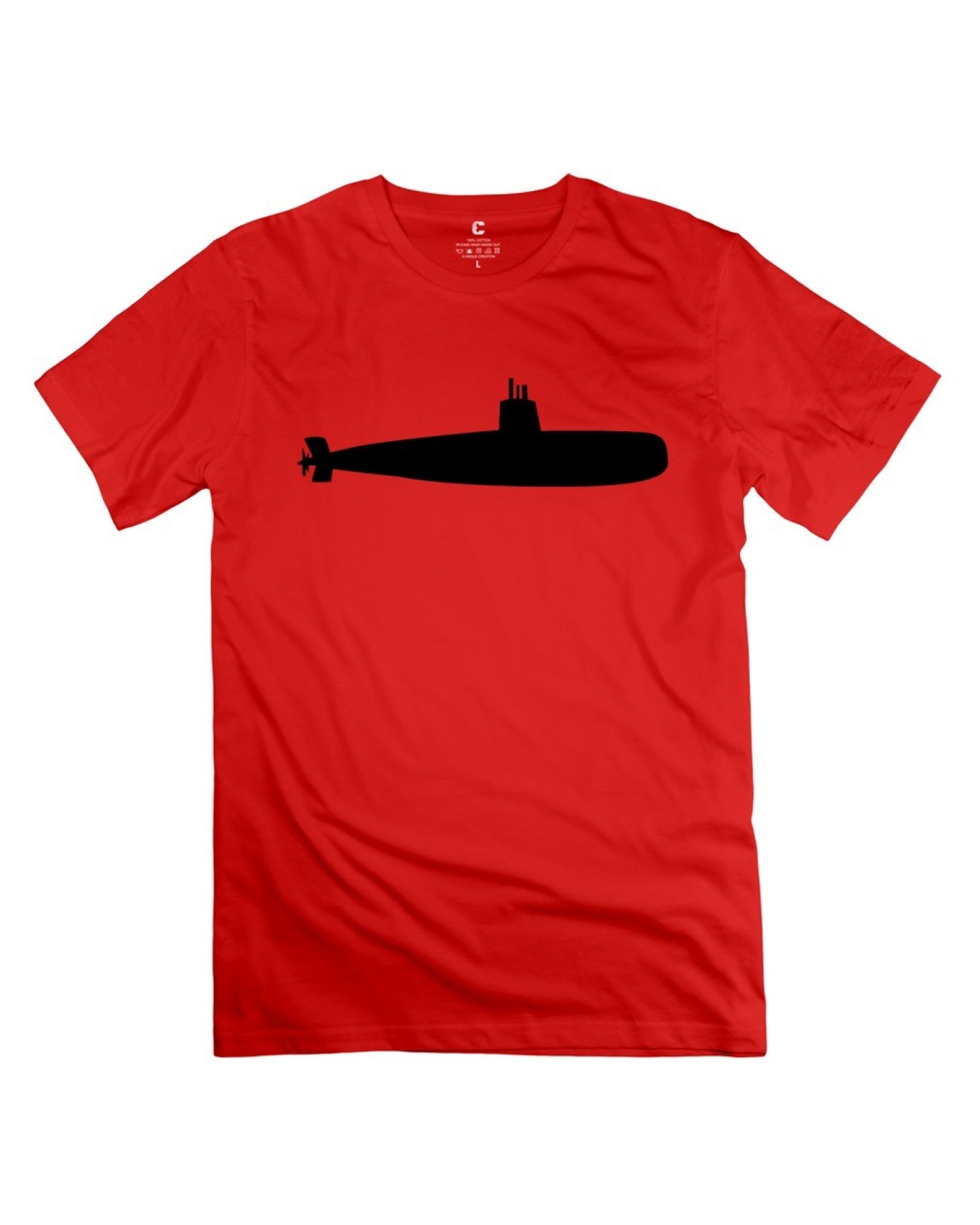 Men's Designed Submarine Bold T-shirt