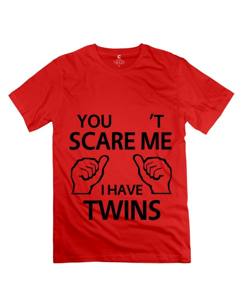 Men's Customize Cant Scare Me I Twins T-shirt