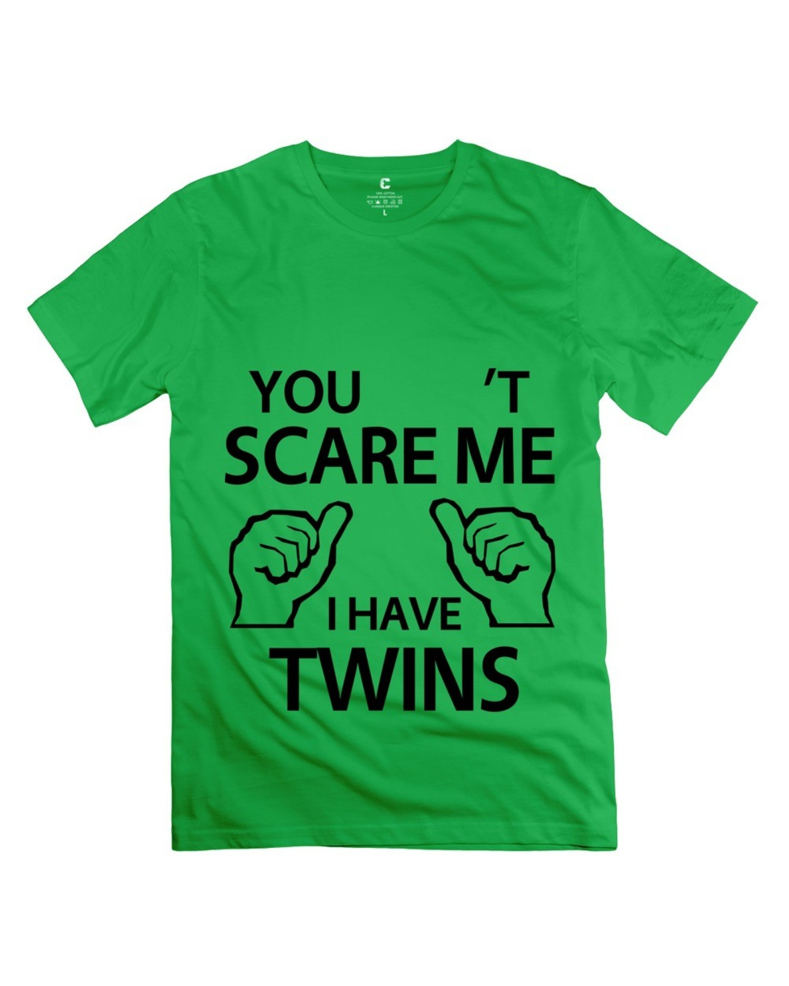 Men's Customize Cant Scare Me I Twins T-shirt